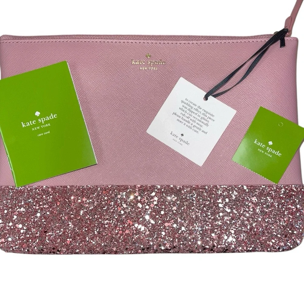 Kate Spade Greta Court Pouch in Cityscape - Glitter - Gia - NWT